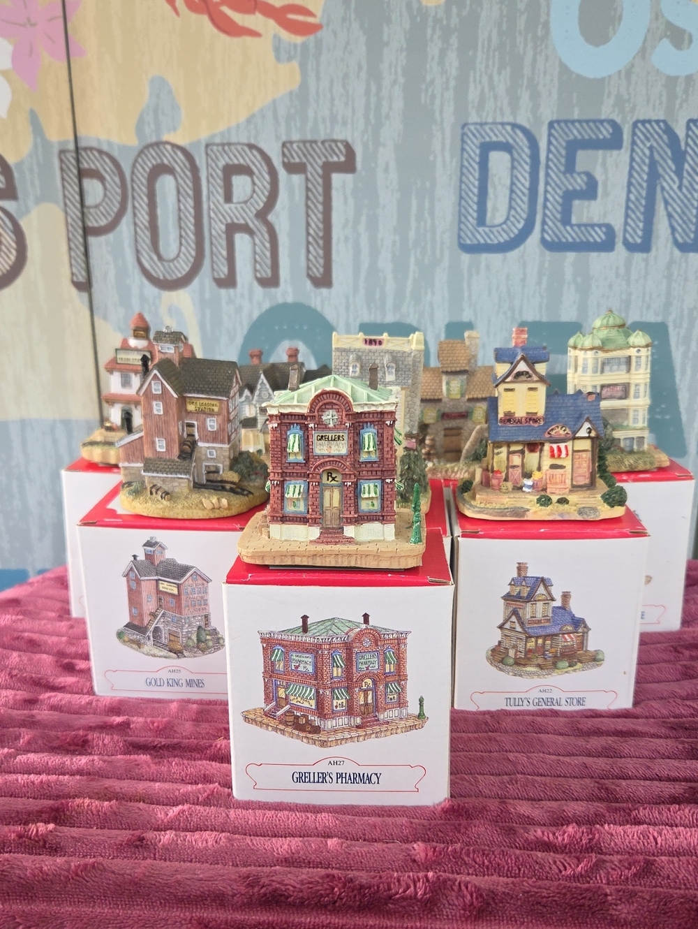 Liberty Falls "The Americania Collection" Miniature Town Buildings IOB